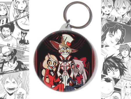 Брелок Отель Хазбин Чарли Вегги Люцифер Hazbin Hotel BR-58-003849