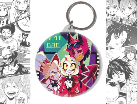 Брелок Отель Хазбин Чарли Аластор Люцифер Hazbin Hotel BR-58-003975