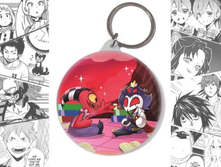 Брелок Бліц та Столас Helluva Boss BR-58-004031 Круглий