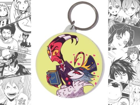 Брелок Бліц та Столас Helluva Boss BR-58-004033 Круглий