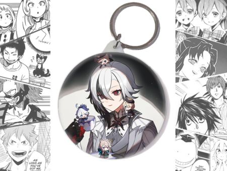 Rруглый Брелок Арлекино Геншин Импакт Genshin Impact BR-004053