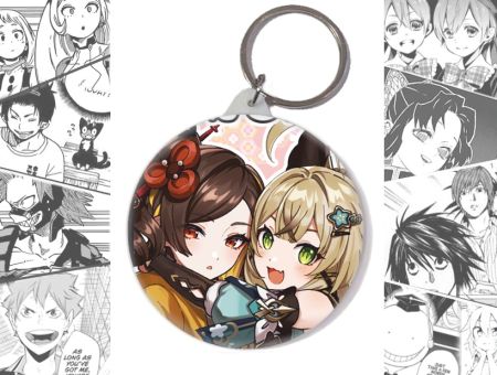 Круглый Брелок Тиори и Кирара Геншин Импакт Genshin Impact BR-004055