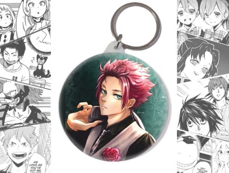 Брелок Ітоші Рін та Сае Синя в'язниця Blue Lock BR-58-004175 Круглий