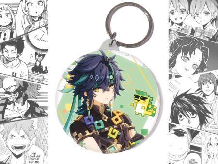 Круглый Брелок Кинич Малипо Геншин Импакт Genshin Impact BR-004178