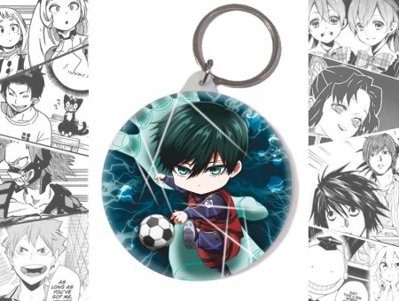 Брелок Ітоші Рін Синя в'язниця Blue Lock BR-58-004181 Круглий