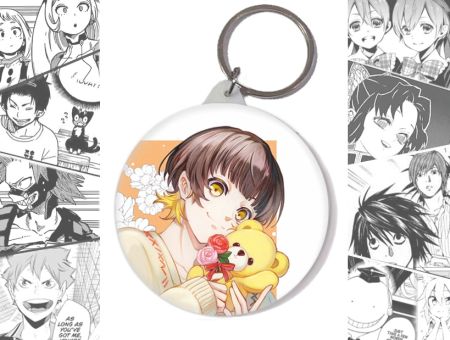 Брелок Мегуру Бачіра Синя в'язниця Blue Lock BR-58-004182 Круглий