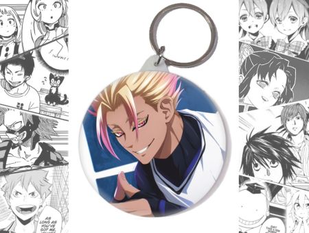 Брелок Шидо Синя в'язниця Blue Lock BR-58-004189 Круглий