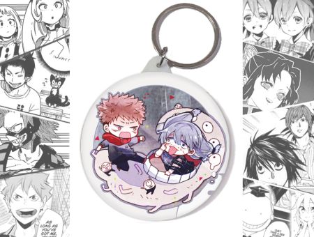 Круглый Брелок Махито с Итадори Jujutsu Kaisen Магическая Битва BR-58-004472