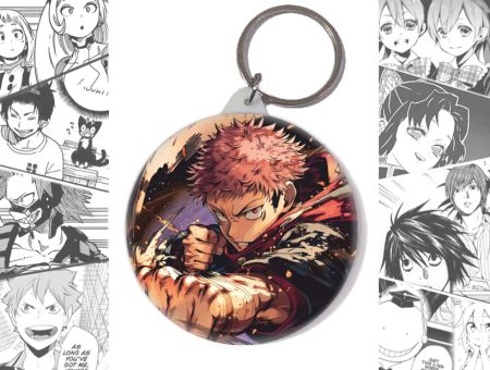 Круглый Брелок Юджи Итадори Jujutsu Kaisen Магическая Битва BR-58-004476