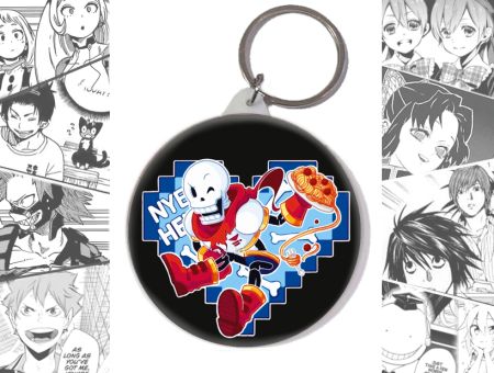 Брелок Папірус Андертейл Undertale BR-58-001022 Круглий