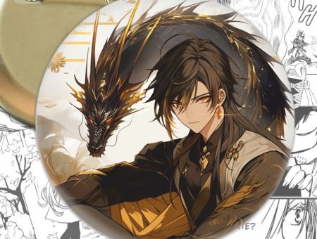 Значок Чжун Лі Геншин Імпакт Genshin Impact 003514