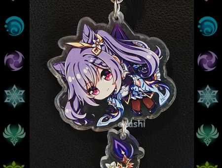 Брелок Геншин Імпакт Genshin Impact Ке Цин БРФ-0014-22 фігурка , акриловий 