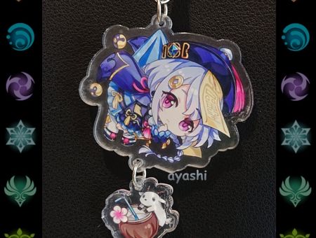 Брелок Геншин Імпакт Genshin Impact Ци Ци БРФ-0014-23 фігурка , акриловий 