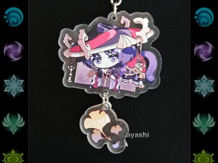 Брелок Геншин Імпакт Genshin Impact Скарамучча з хвостиком БРФ-0014-99 фігурка , акриловий 