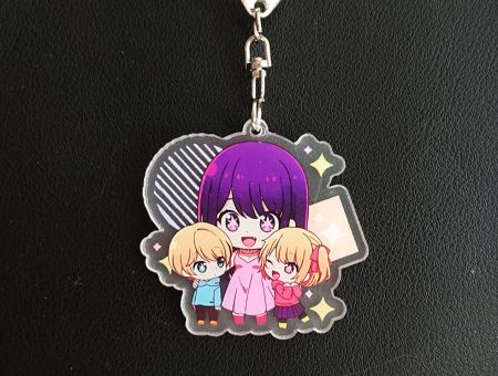Брелок Ай Хошино з близнюками, Зіркове дитя Oshi no Ko БРФ-0003-06 фігурка , акриловий 