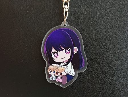 Брелок Ай Хошино з близнюками, Зіркове дитя Oshi no Ko БРФ-0003-01 фігурка , акриловий 