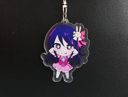 Брелок акриловый Ай Хошино с близнецами, Звёздное дитя БРФ-0003-11 фигурка, акриловый 