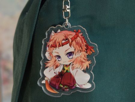 Брелок Клинок, що розтинає демонів Demon Slayer акриловий БРФ-0013-1