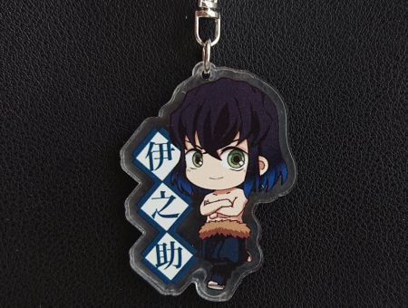 Брелок Demon Slayer Іноске без маски з написом БРФ-0013-13 акриловий фігурка 