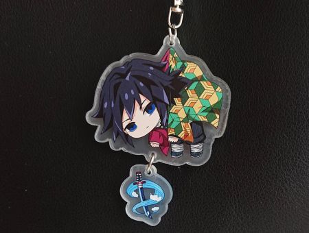 Брелок Demon Slayer Гію Томіока БРФ-0013-17 акриловий фігурка 