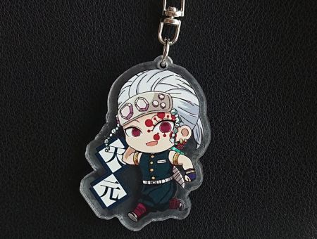 Брелок Demon Slayer Тенген Узуй з написом БРФ-0013-27 акриловий фігурка 