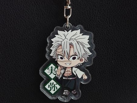 Брелок Demon Slayer Санемі Шинадзугава з написом БРФ-0013-28 акриловий фігурка 