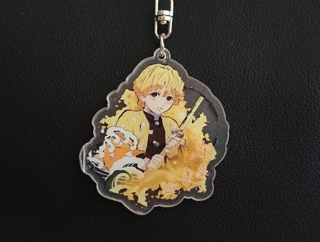 Брелок Demon Slayer Зеніцу хвильки БРФ-0013-41 акриловий фігурка 