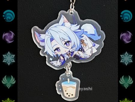 Брелок Аято Геншин Імпакт Genshin Impact БРФ-0014-108 фігурка , акриловий 