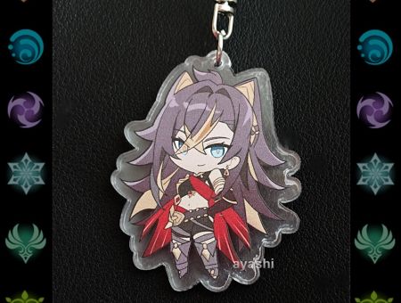 Брелок Геншин Імпакт Genshin Impact Дехья БРФ-0014-80 фігурка , акриловий 