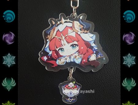 Брелок Геншин Імпакт Genshin Impact Нілу БРФ-0014-81 фігурка , акриловий 