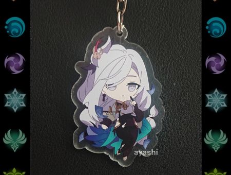 Брелок Геншин Імпакт Genshin Impact Шень Хе БРФ-0014-83 фігурка , акриловий 