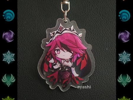 Брелок Геншин Імпакт Genshin Impact Розарія БРФ-0014-84 фігурка , акриловий 