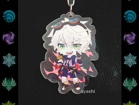 Брелок Геншин Імпакт Genshin Impact Беннет БРФ-0014-85 фігурка , акриловий 