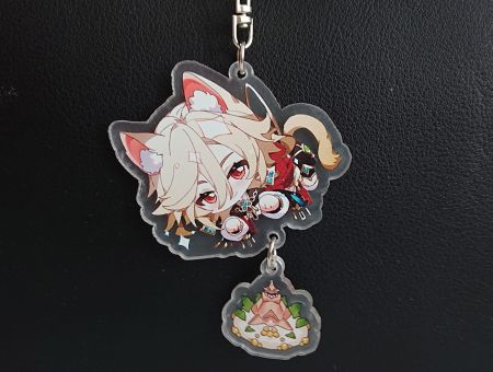 Брелок Геншин Імпакт Genshin Impact Кавех з вушками БРФ-0014-86 фігурка , акриловий 