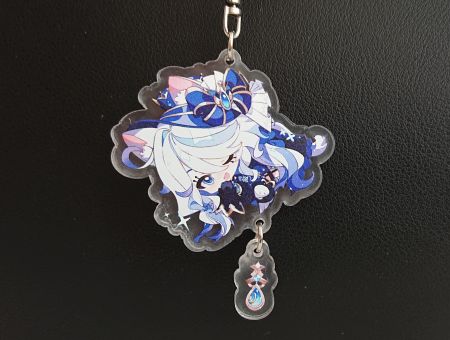 Брелок Геншин Імпакт Genshin Impact Фуріна з вушками БРФ-0014-88 фігурка , акриловий 