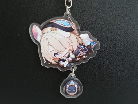 Брелок Геншин Імпакт Genshin Impact Фреміне з вушками БРФ-0014-90 фігурка , акриловий 