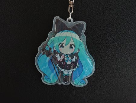 Брелок Хацунэ Мику БРФ-0030-02 акриловый 