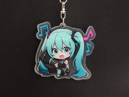 Брелок Хацунэ Мику Project Sekai БРФ-0030-08 акриловый 