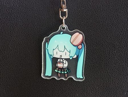 Брелок Хацунэ Мику  кофе БРФ-0030-10 акриловый 