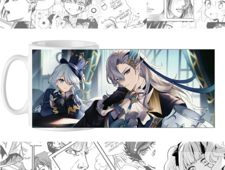 Горнятко Геншин Імпакт, Genshin Impact Фуріна та Невіллет cup-00836 із зображенням 