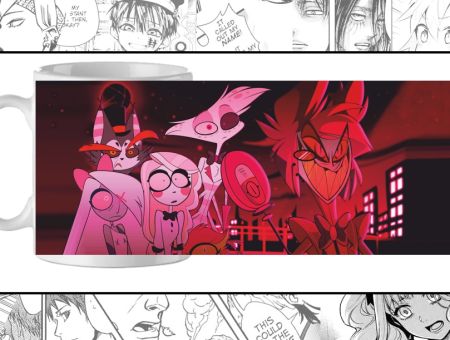 Чашка Аластор Чарлі Веггі Енджел ХаскHazbin Hotel cup-00010