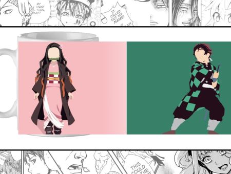 Чашка Танджиро Незуко Клинок, що розтинає демонів Kimetsu no Yaiba cup-00125