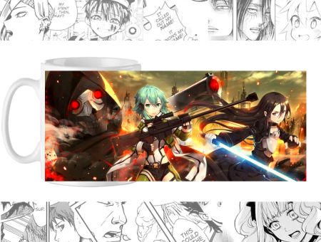Чашка з зображенням cup-00464 Sword Art Online Кіріто та Асада 