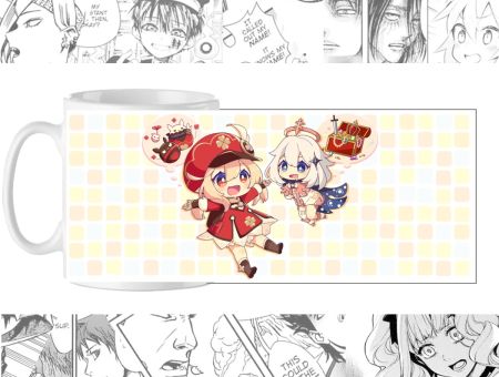 Горнятко з зображенням cup-00491 Геншин Імпакт, Genshin Impact Паймон з Клі