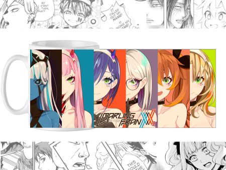 Горнятко з зображенням cup-00497 Милий во Франксу Darling in the Franxx