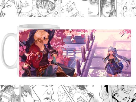 Горнятко Геншин Імпакт, Genshin Impact Тома та Аяка cup-00503 із зображенням 