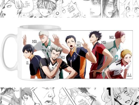 Чашка Волейбол!! Haikyuu!! cup-00509 з зображенням 