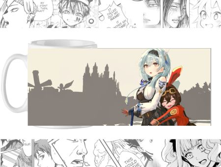 Горнятко Геншин Імпакт, Genshin Impact Ембер та Еола , Еола cup-00540 із зображенням 