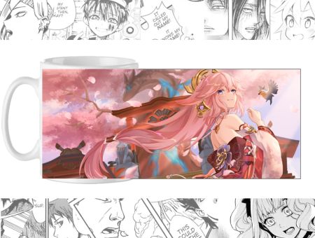 Горнятко Яе Міко Геншин Імпакт, Genshin Impact , cup-00603 із зображенням 