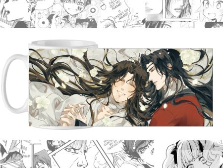 Чашка Благословення небожителів Heaven Officials' Blessing cup-00635 з зображенням Саньлан та Се Лянь.